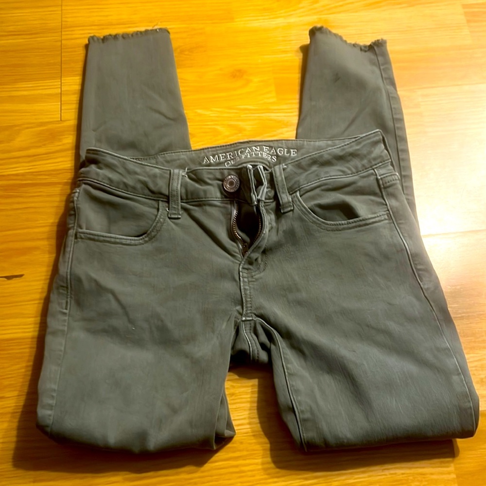 Dark green jeggings